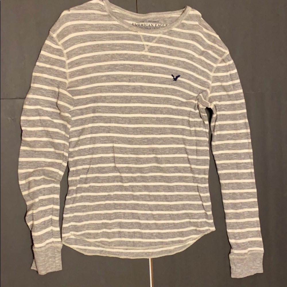 American Eagle Stripped Long Sleeve
